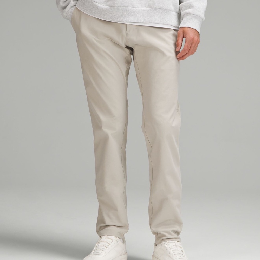 Lululemon Commission Pants Classic Fit 28x30 Raw Linen
